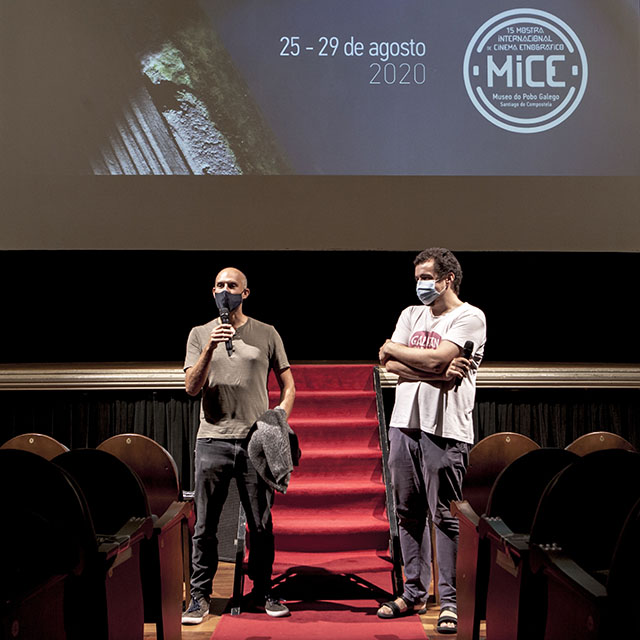 Eloy Domínguez Serén in the International Ethnographic Film Festival of the Museo do Pobo Galego.